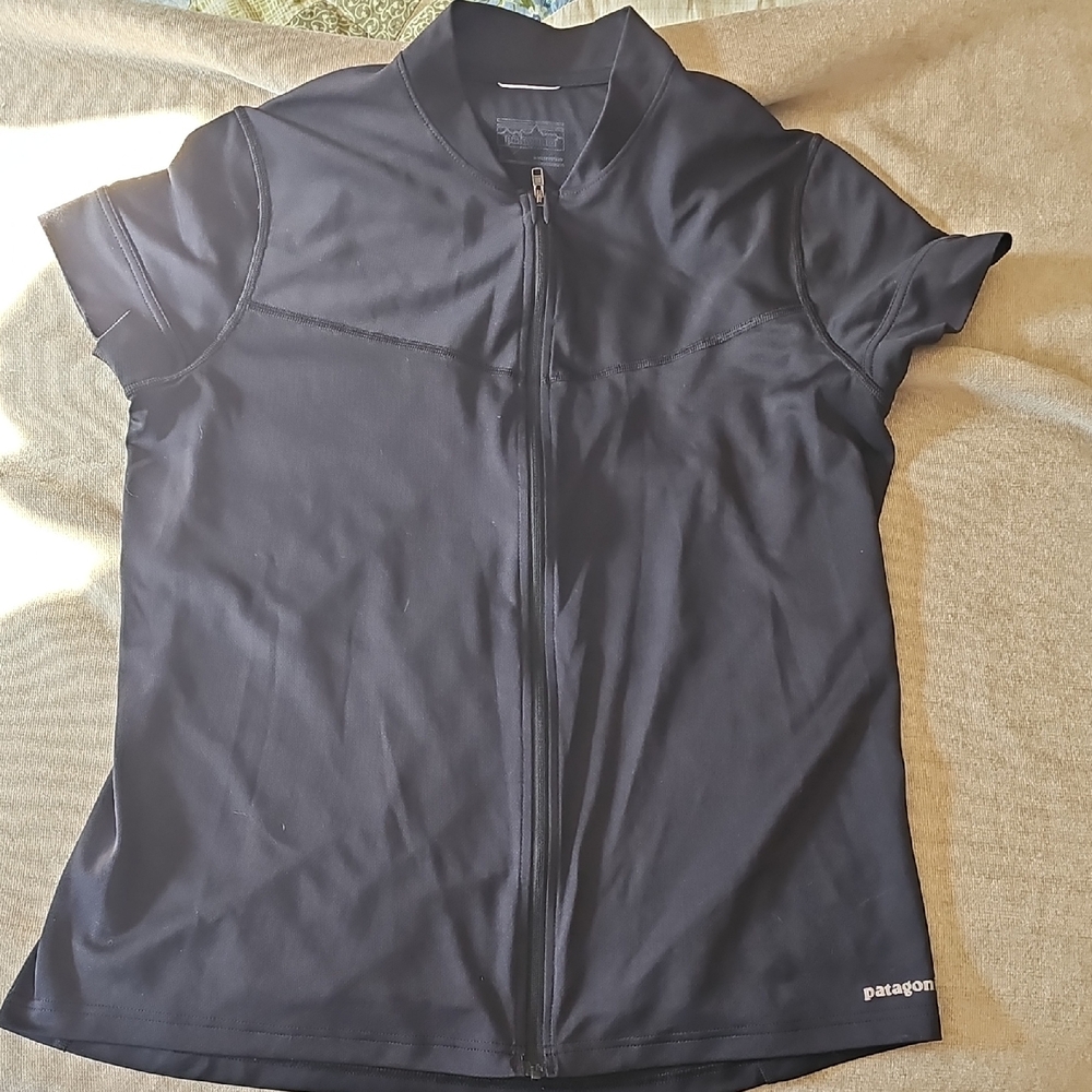 Patagonia Women's Black Zip-Up Jersey